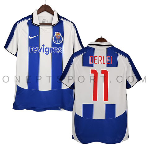 Camisola principal FC Porto 2003/2004 - Derlei 11 - Versão adepto
