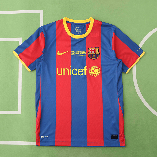 Camisola principal Barcelona 2010/2011 - Messi 10 - Versão adepto
