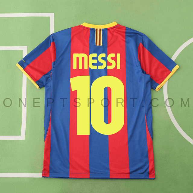 Camisola principal Barcelona 2010/2011 - Messi 10 - Versão adepto