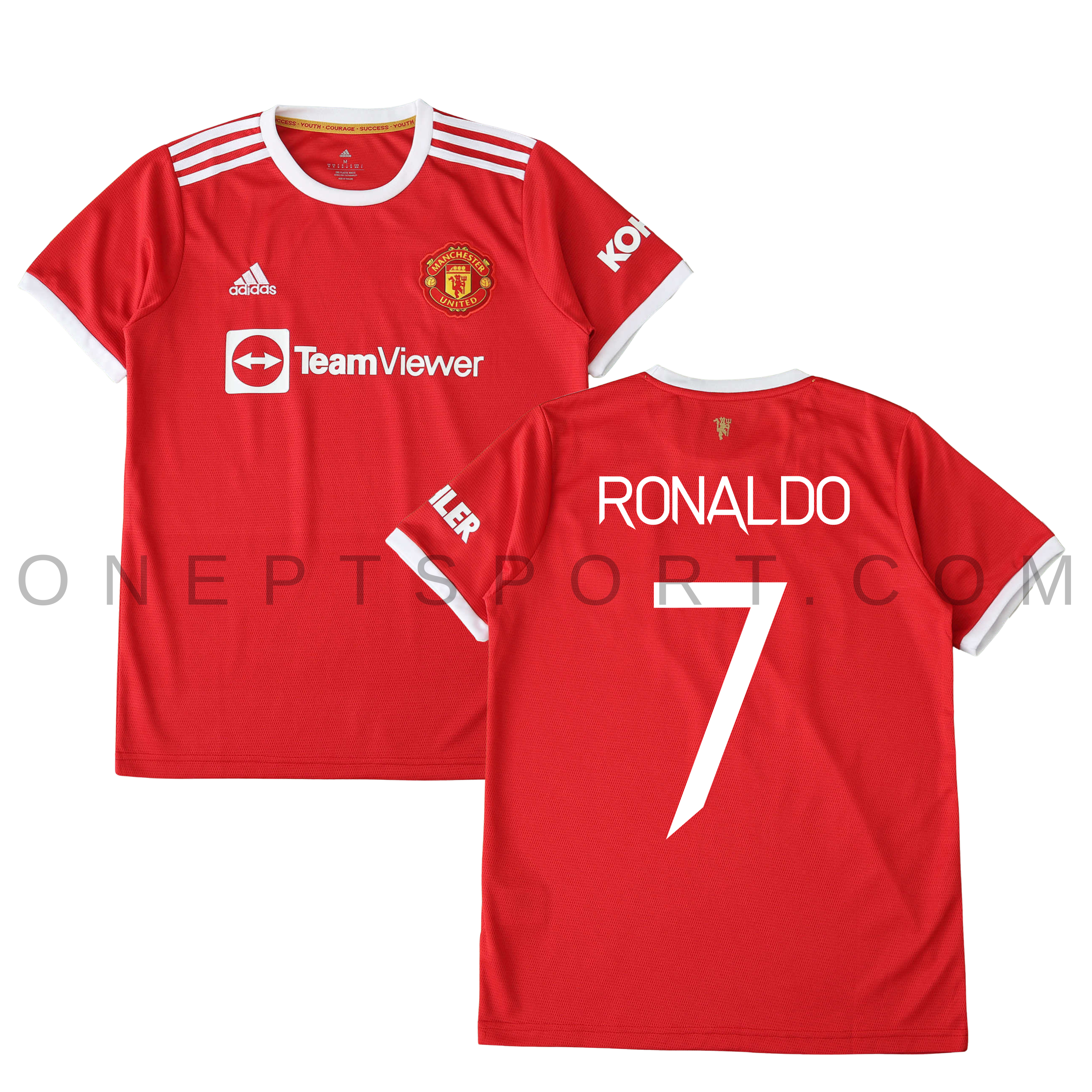 Camisola principal Manchester United 21/22 - Ronaldo 7 - Versão adepto 1