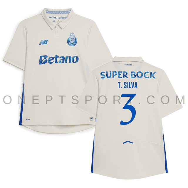3ª Camisola FC Porto 25/26 - T. Silva 3 - Versão adepto