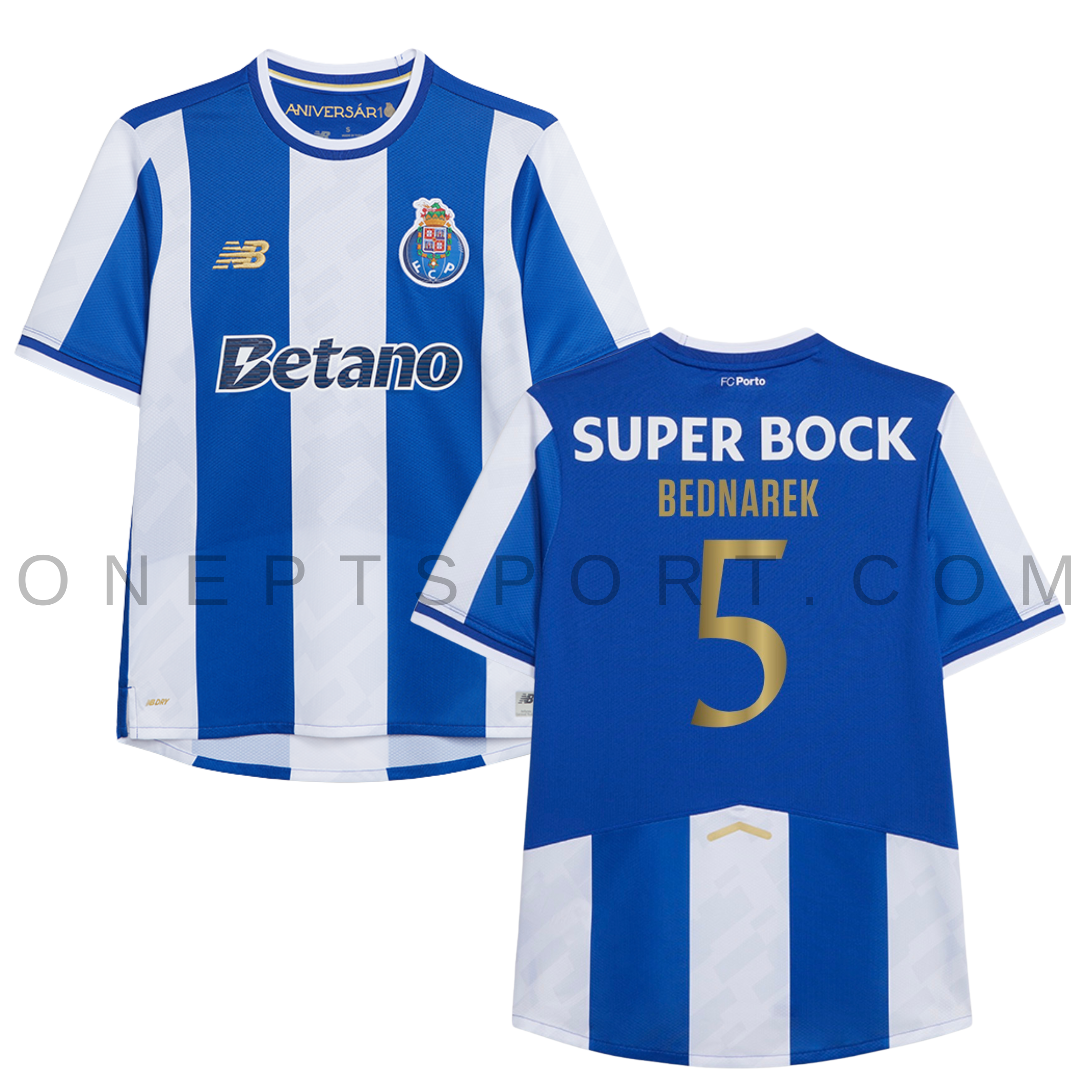 Camisola principal FC Porto 25/26 - Bednarek 5 - Versão adepto 1