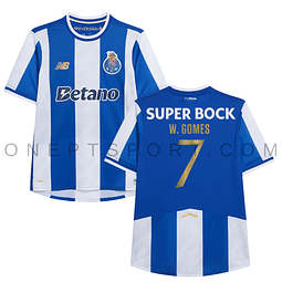 Camisola principal FC Porto 25/26 - W.Gomes 7 - Versão adepto
