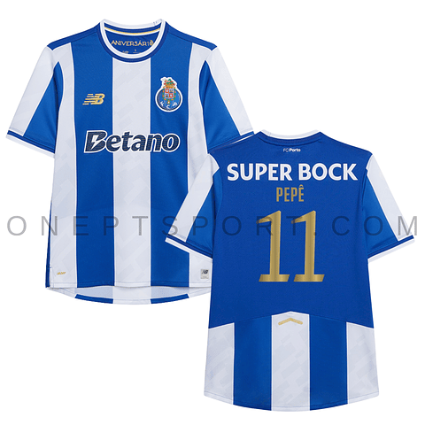 Camisola principal FC Porto 25/26 - Pepê 11 - Versão adepto