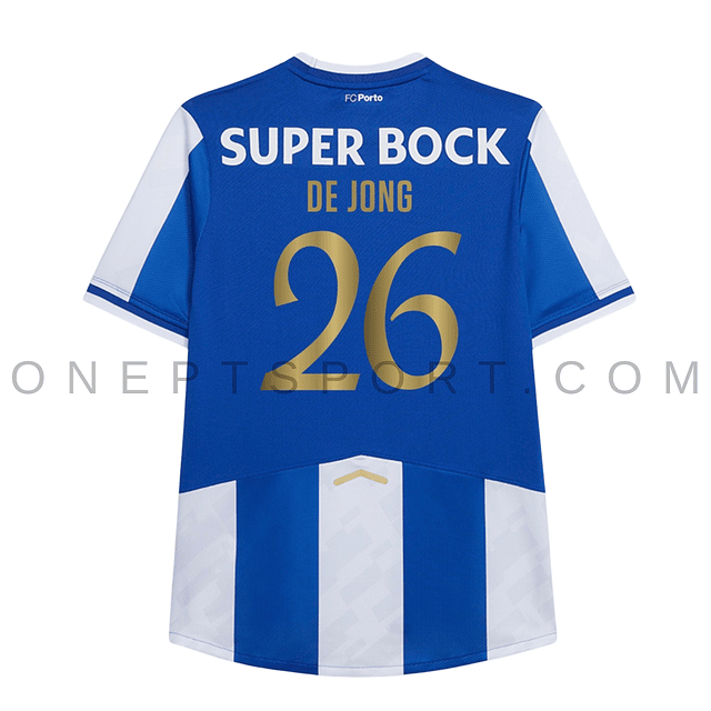 Camisola principal FC Porto 25/26 - De Jong 26 - Versão adepto