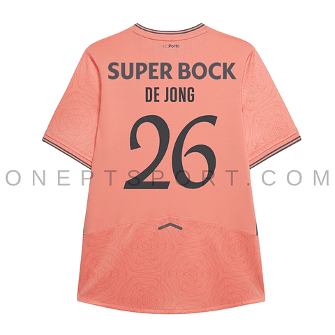 Camisola alternativa FC Porto 25/26 - De Jong 26 - Versão adepto