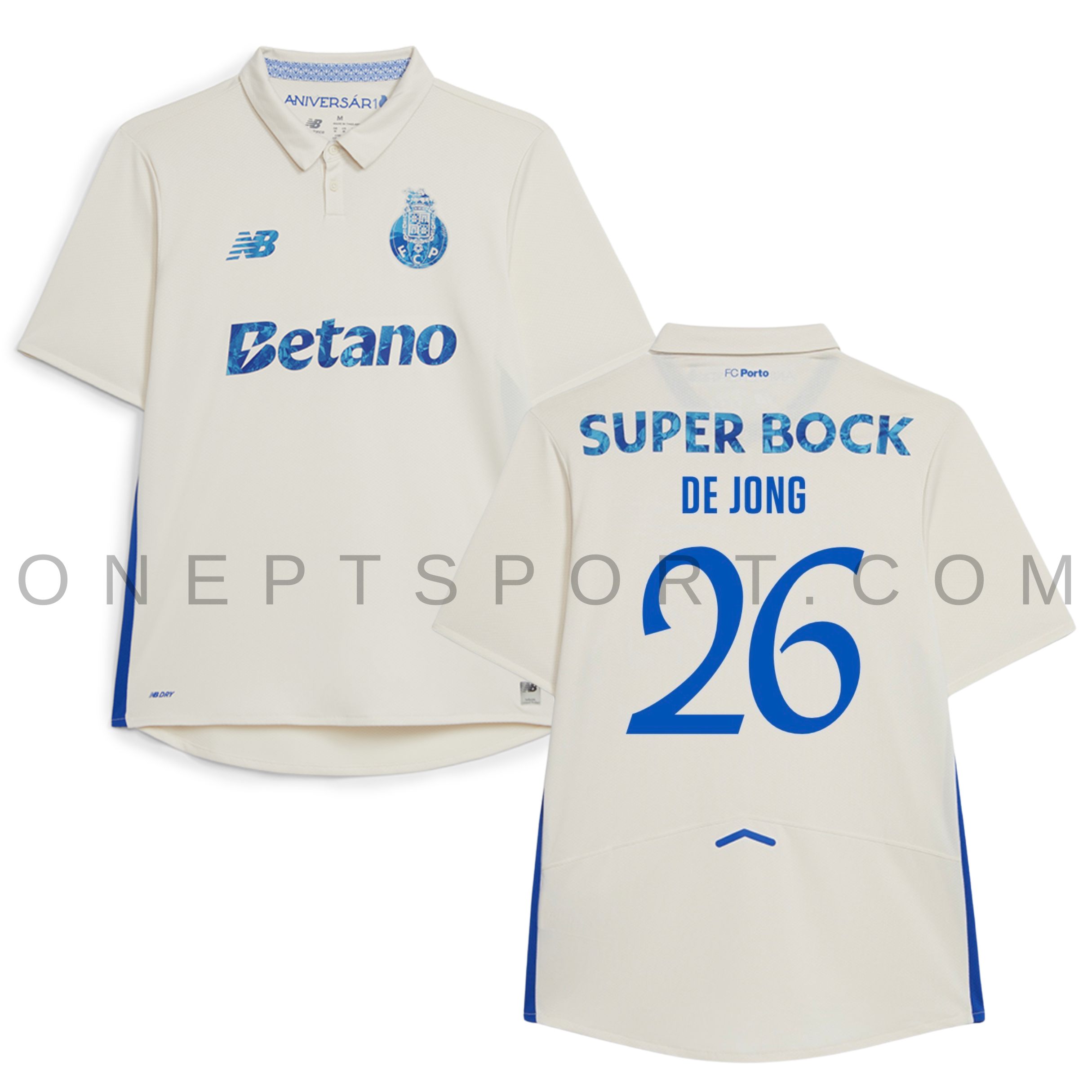 3ª Camisola FC Porto 25/26 - De Jong 26 - Versão adepto 1