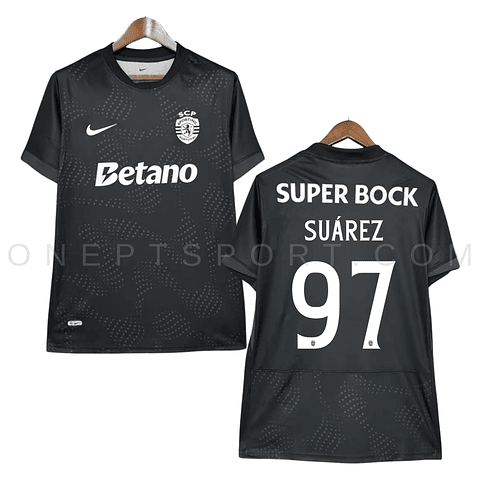 Camisola alternativa Sporting CP 25/26 - Suárez 97 - Versão adepto