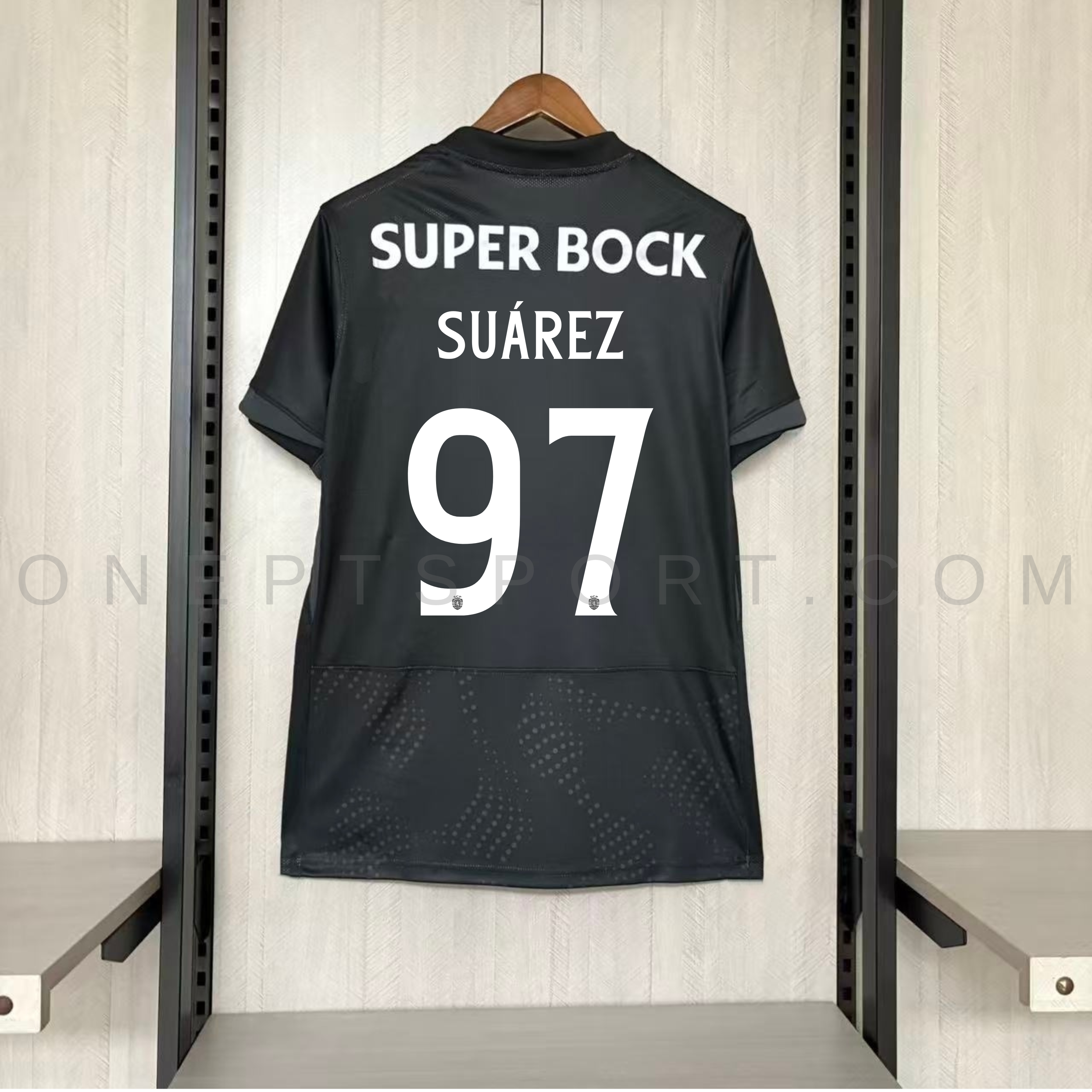 Camisola alternativa Sporting CP 25/26 - Suárez 97 - Versão adepto 2