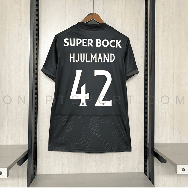 Camisola alternativa Sporting CP 25/26 - Hjulmand 42 - Versão adepto