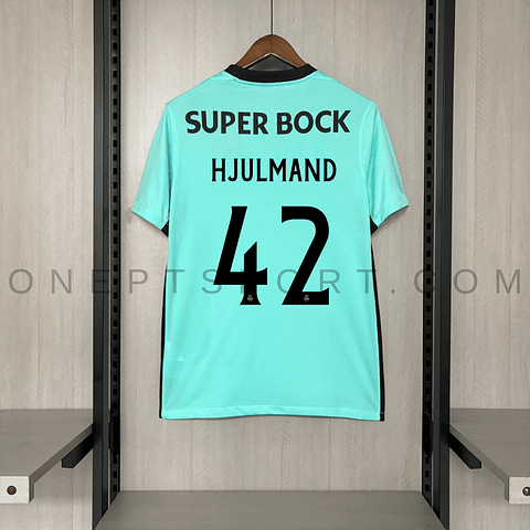 3ª Camisola Sporting CP 25/26 - Hjulmand 42 - Versão adepto