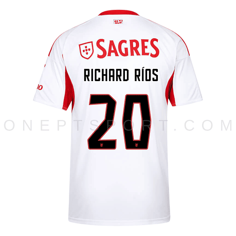 Camisola alternativa SL Benfica 25/26 - Richard Ríos 20 - Versão adepto