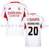 Camisola alternativa SL Benfica 25/26 - Richard Ríos 20 - Versão adepto