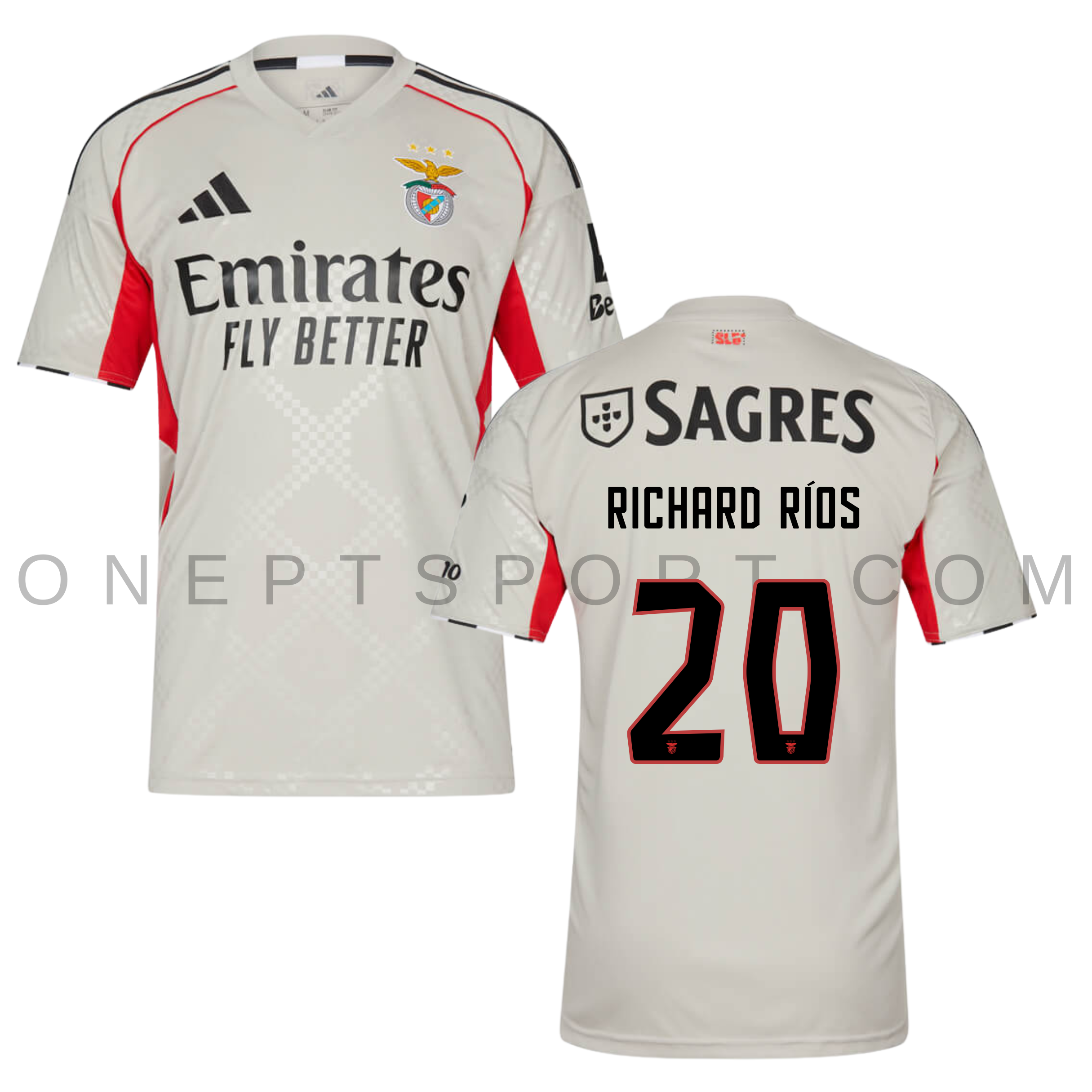 3ª Camisola SL Benfica 25/26 - Richard Ríos 20 - Versão adepto 1