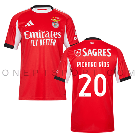 Criança - Camisola principal SL Benfica 25/26 - Richard Ríos 20