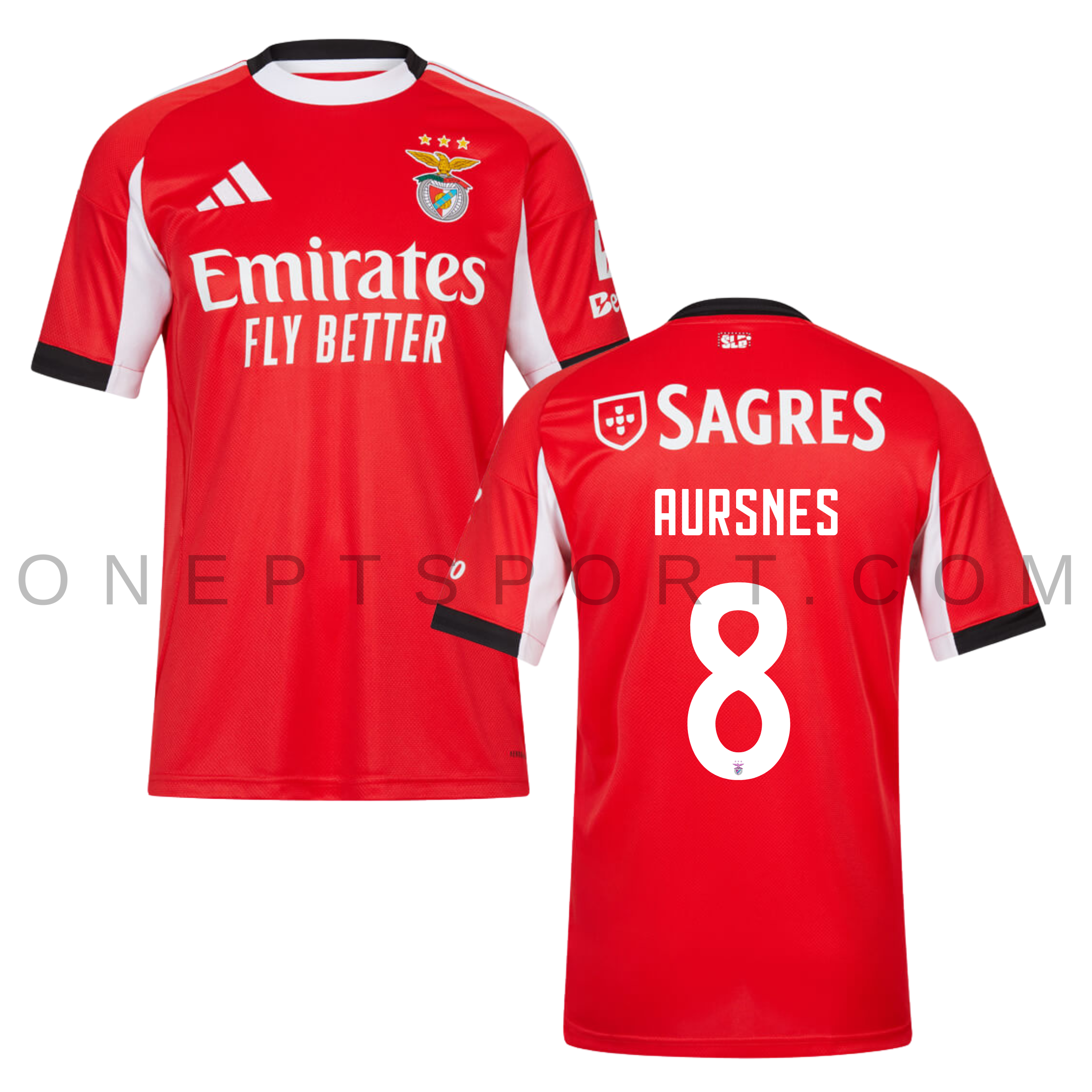 Criança - Camisola principal SL Benfica 25/26 - Aursnes 8 1