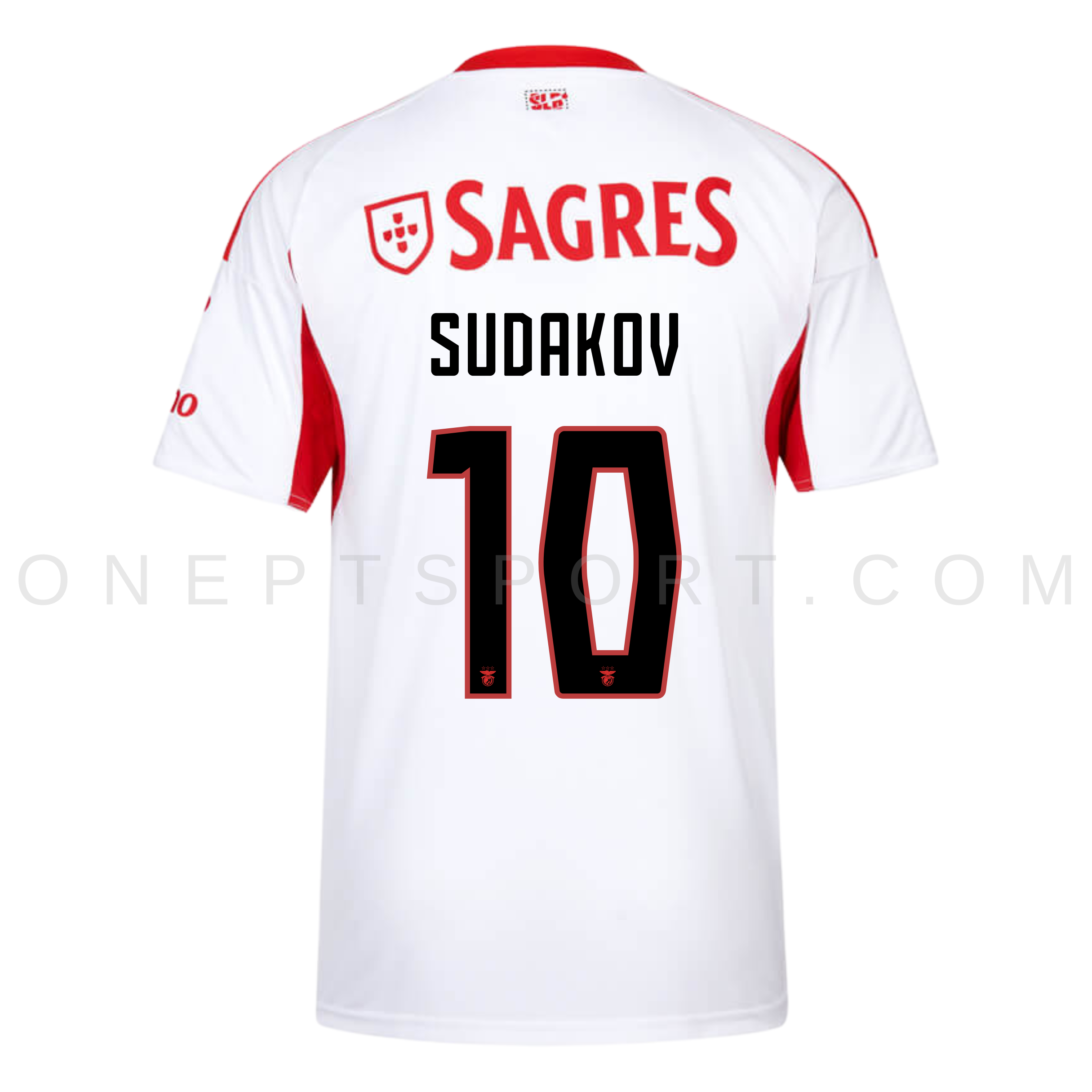 Camisola alternativa SL Benfica 25/26 - Sudakov 10 - Versão adepto 2