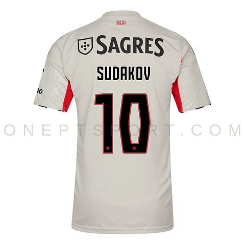 3ª Camisola SL Benfica 25/26 - Sudakov 10 - Versão adepto