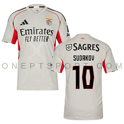 3ª Camisola SL Benfica 25/26 - Sudakov 10 - Versão adepto