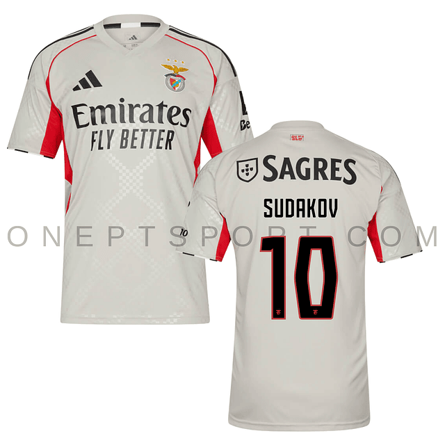 Criança - 3ª Camisola SL Benfica 25/26 - Sudakov 10
