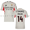 3ª Camisola SL Benfica 25/26 - Pavlidis 14 - Versão adepto