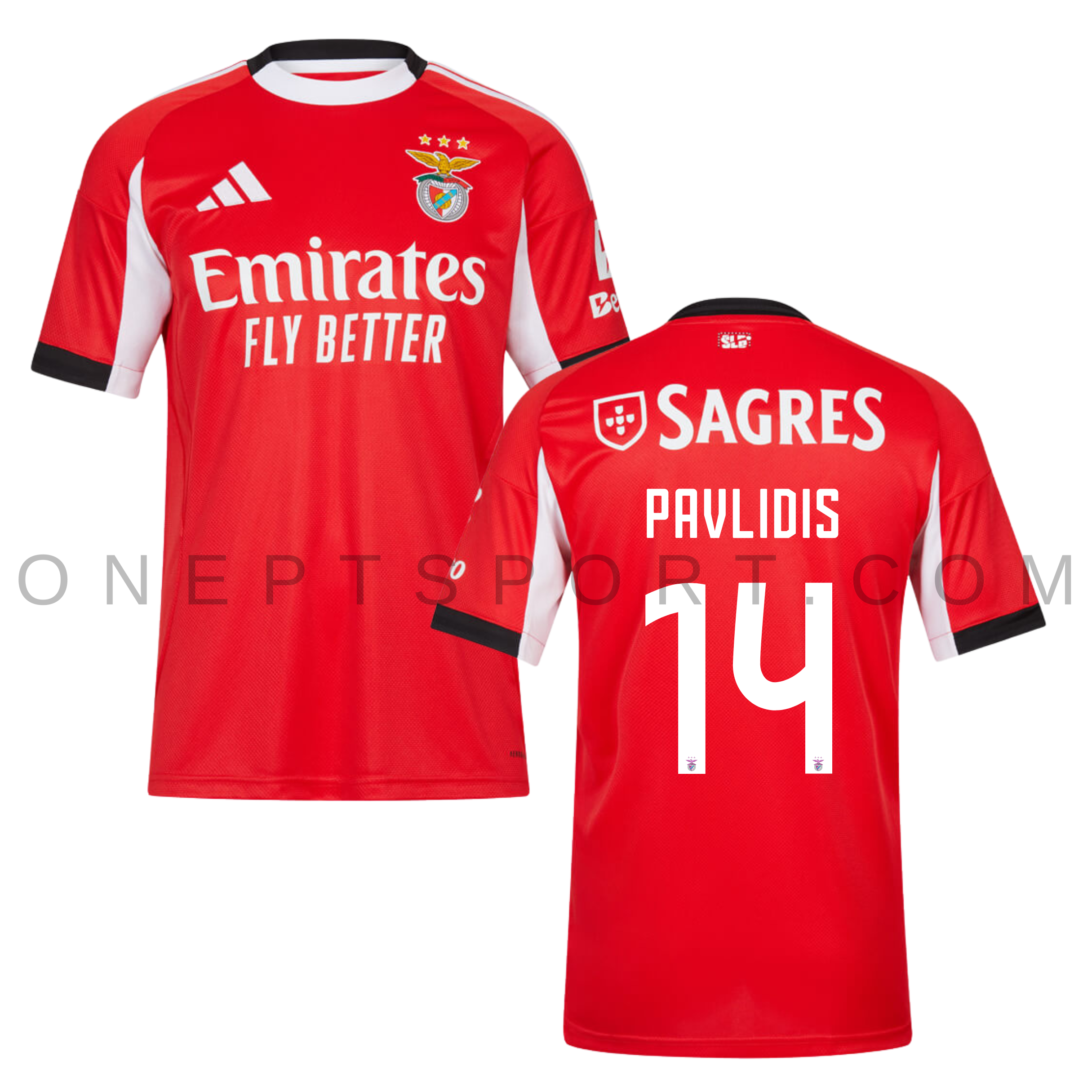 Criança - Camisola principal SL Benfica 25/26 - Pavlidis 14 1