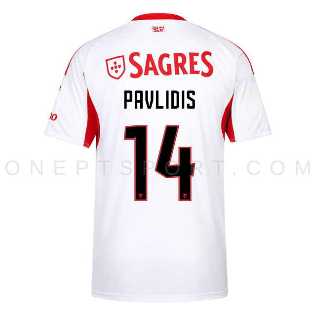 Criança - Camisola alternativa SL Benfica 25/26 - Pavlidis 14