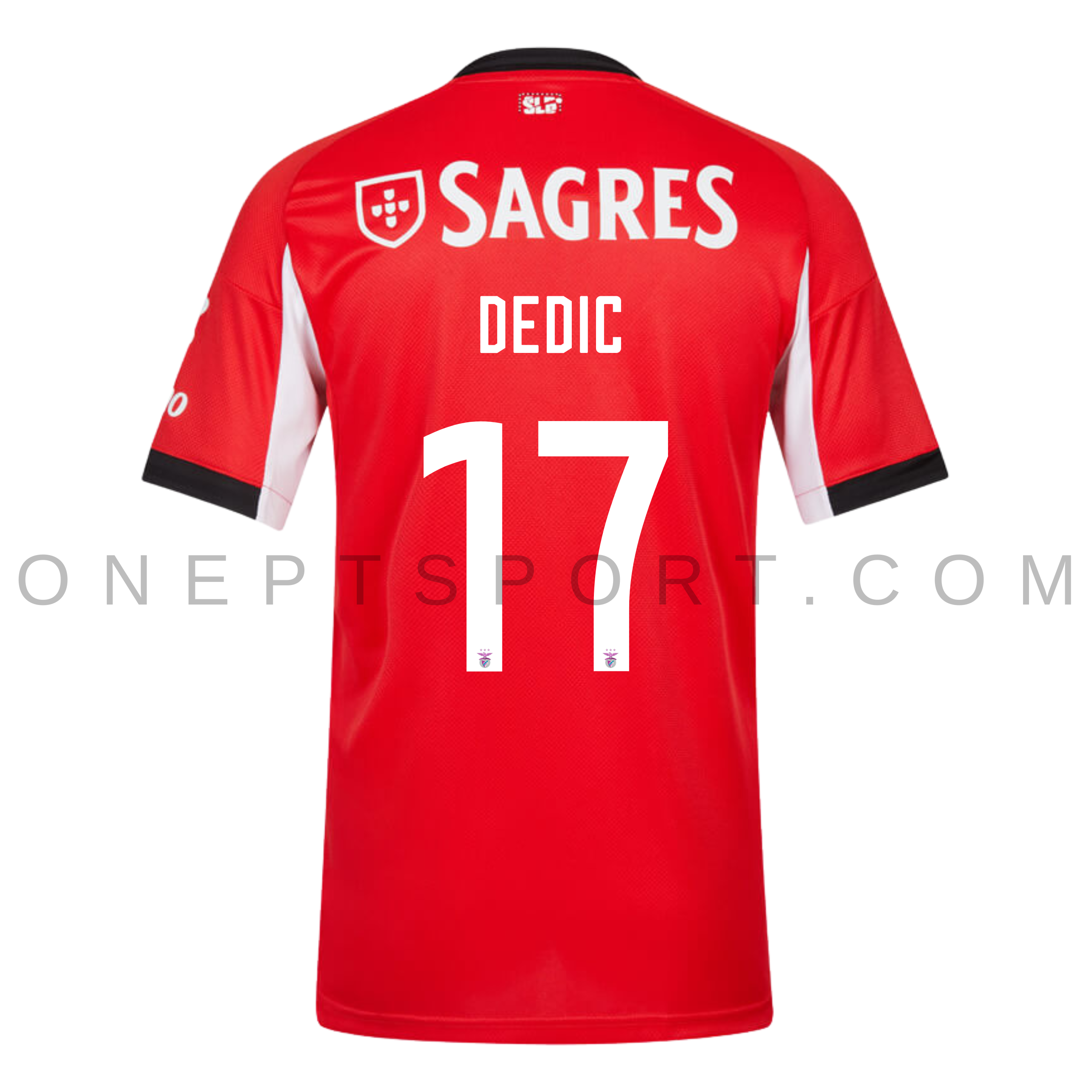 Camisola principal SL Benfica 25/26 - Dedic 17 - Versão adepto 3
