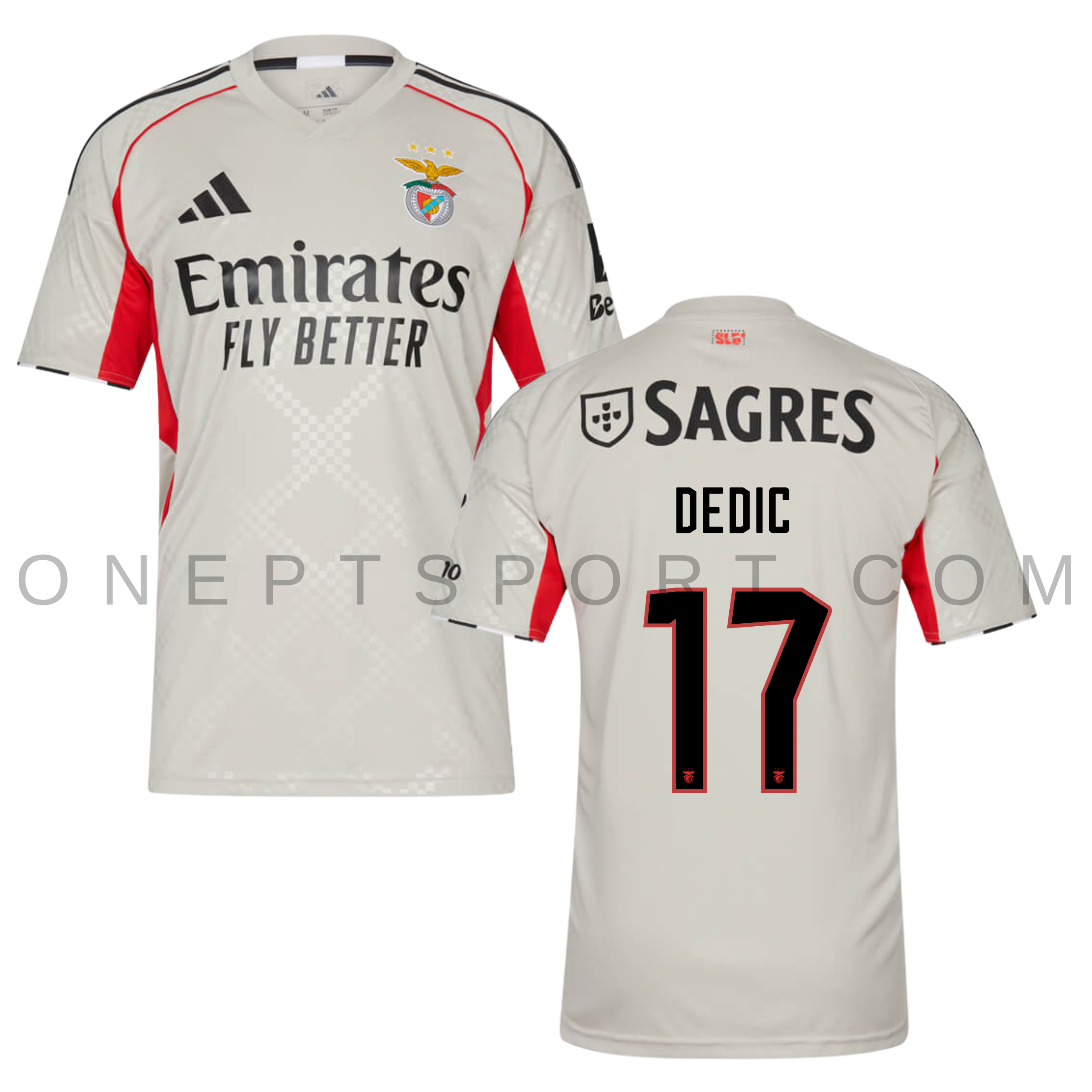 3ª Camisola SL Benfica 25/26 - Dedic 17 - Versão adepto 1