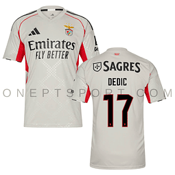 Criança - 3ª Camisola SL Benfica 25/26 - Dedic 17