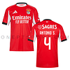 Camisola principal SL Benfica 25/26 - António S. 4 - Versão adepto