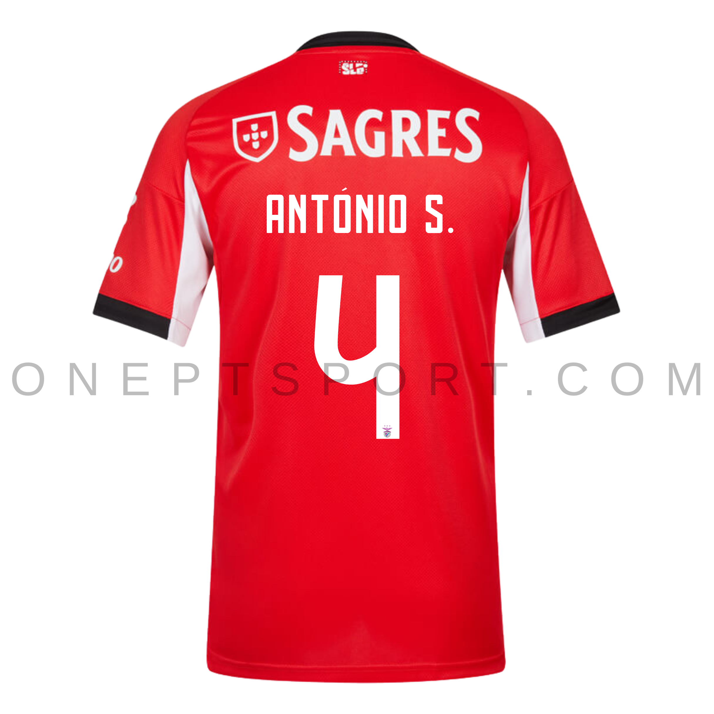 Camisola principal SL Benfica 25/26 - António S. 4 - Versão adepto 3