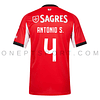 Camisola principal SL Benfica 25/26 - António S. 4 - Versão adepto