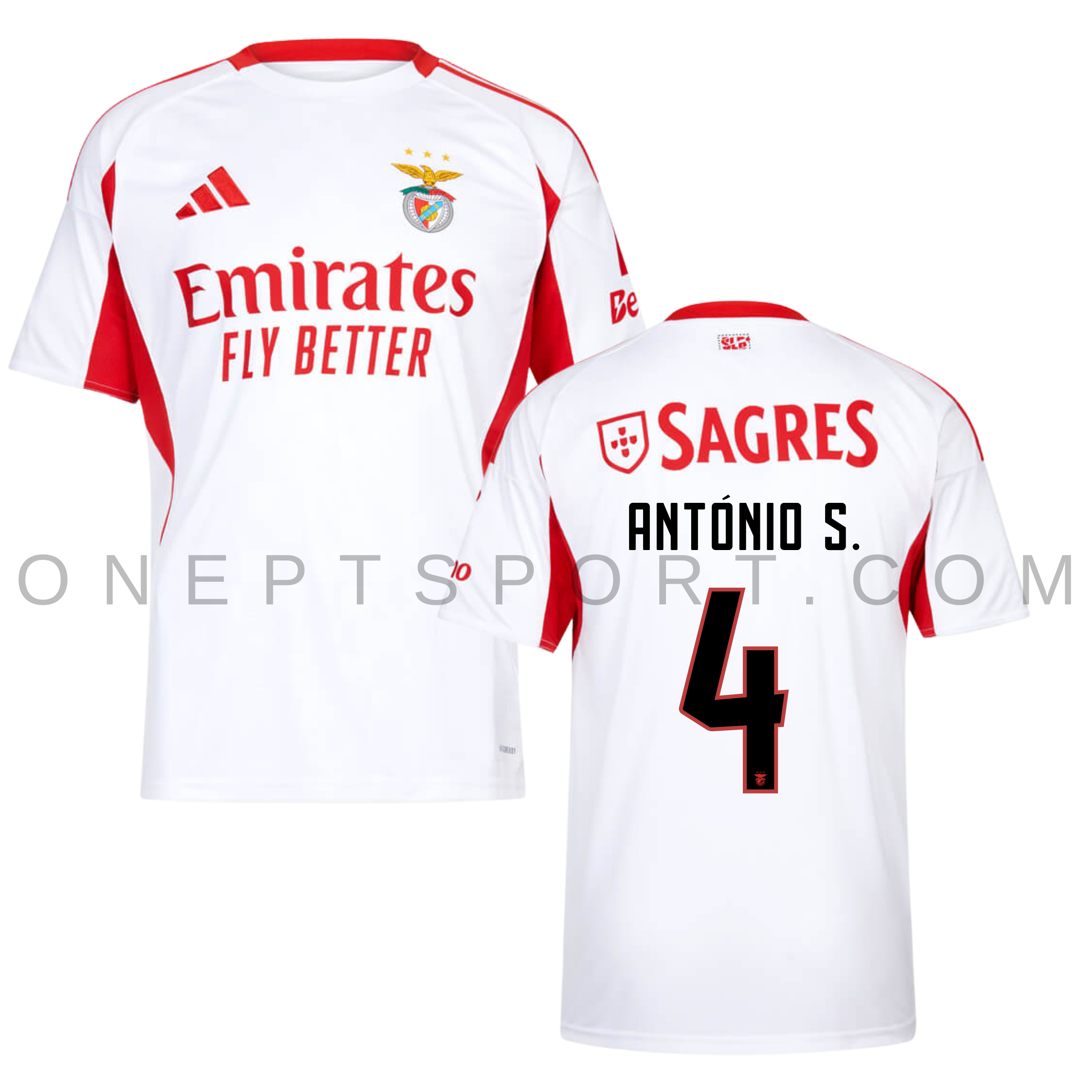 Camisola alternativa SL Benfica 25/26 - António S. 4 - Versão adepto 1