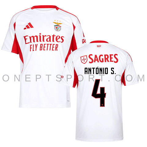 Camisola alternativa SL Benfica 25/26 - António S. 4 - Versão adepto