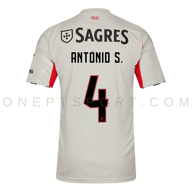3ª Camisola SL Benfica 25/26 - António S. 4 - Versão adepto
