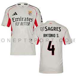 3ª Camisola SL Benfica 25/26 - António S. 4 - Versão adepto