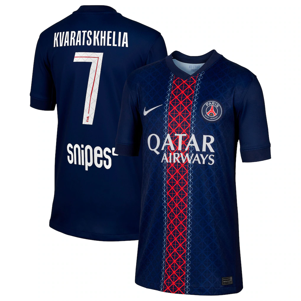 Criança - Camisola principal PSG 25/26 - Kvaratskhelia 7 1