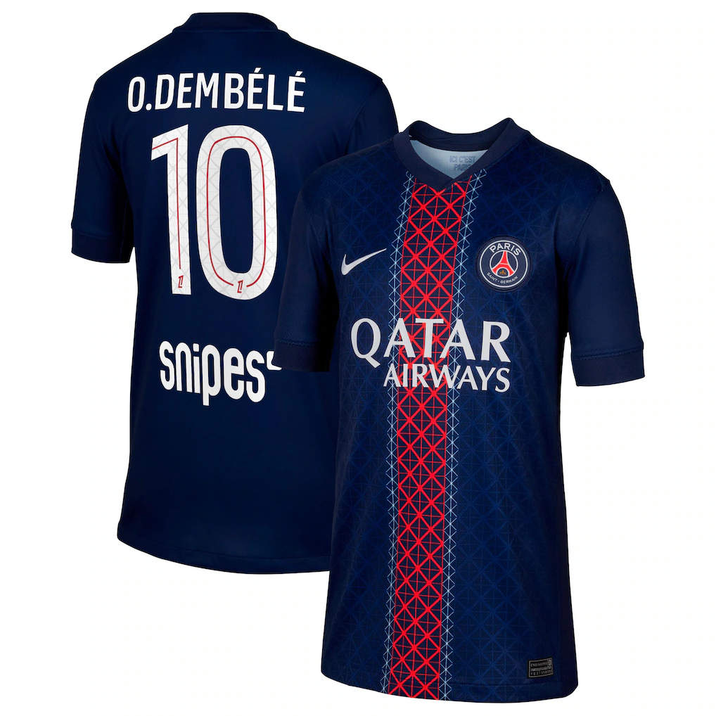 Criança - Camisola principal PSG 25/26 - O.Dembélé 10 1