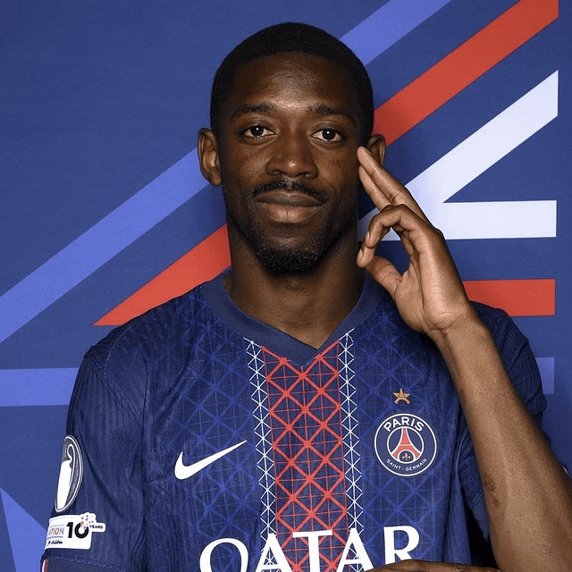 Criança - Camisola principal PSG 25/26 - O.Dembélé 10