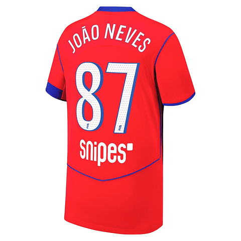 Criança - 3ª Camisola PSG 25/26 Total 90 - João Neves 87