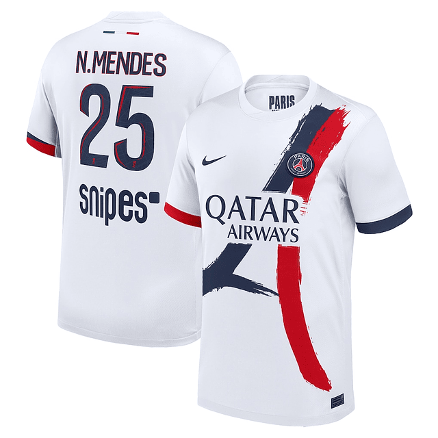 Criança - Camisola alternativa PSG 25/2 - N.Mendes 25