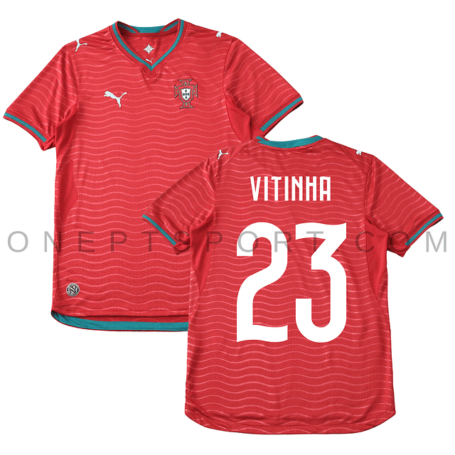 Camisola Principal Portugal Mundial 2026 - Vitinha 23