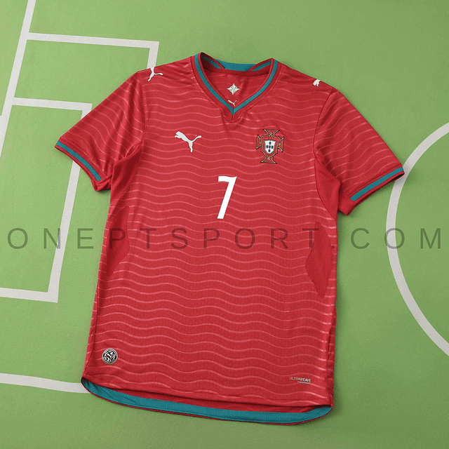 Camisola Principal Portugal Mundial 2026 - Ronaldo 7