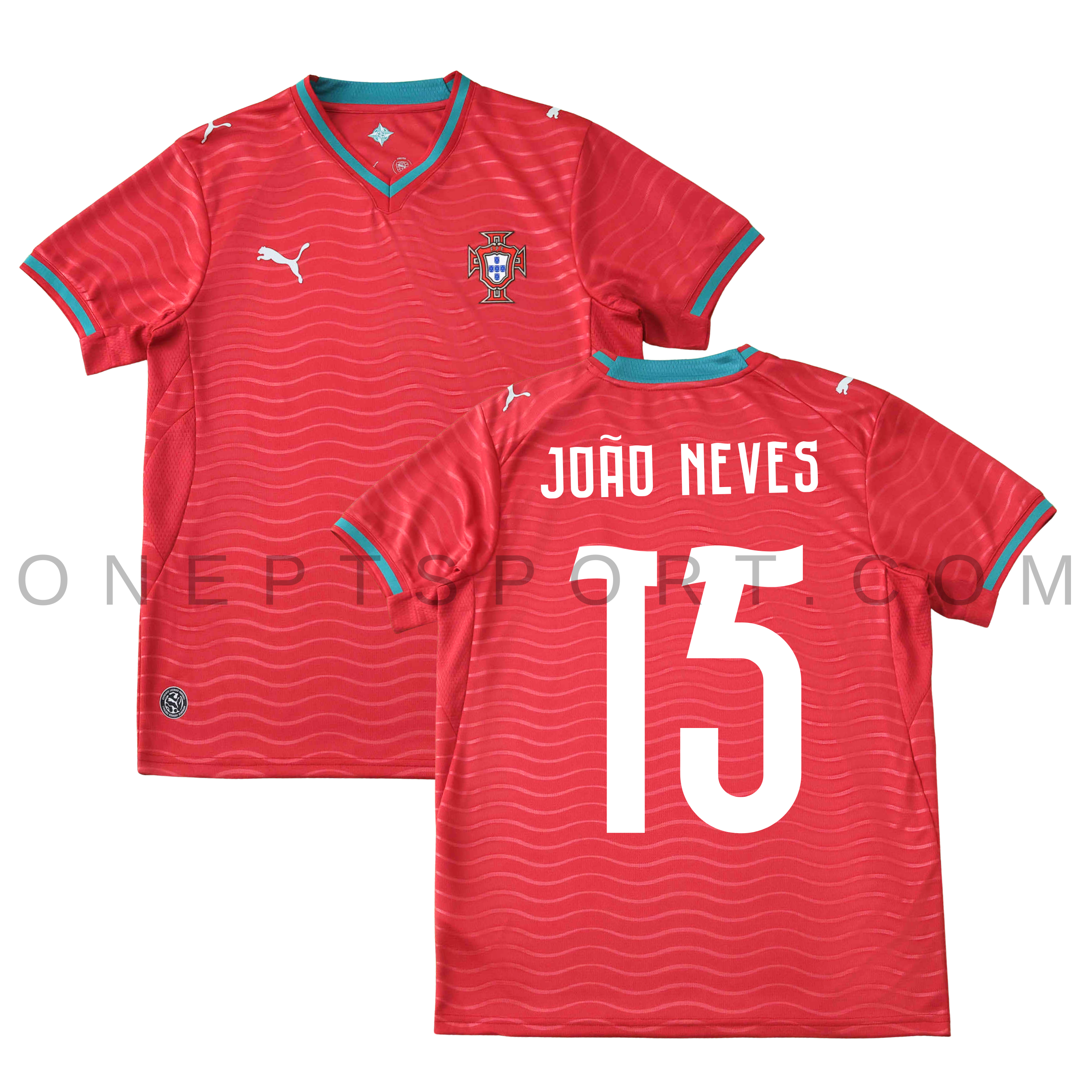 Camisola Principal Portugal Mundial 2026 - João Neves 15 1
