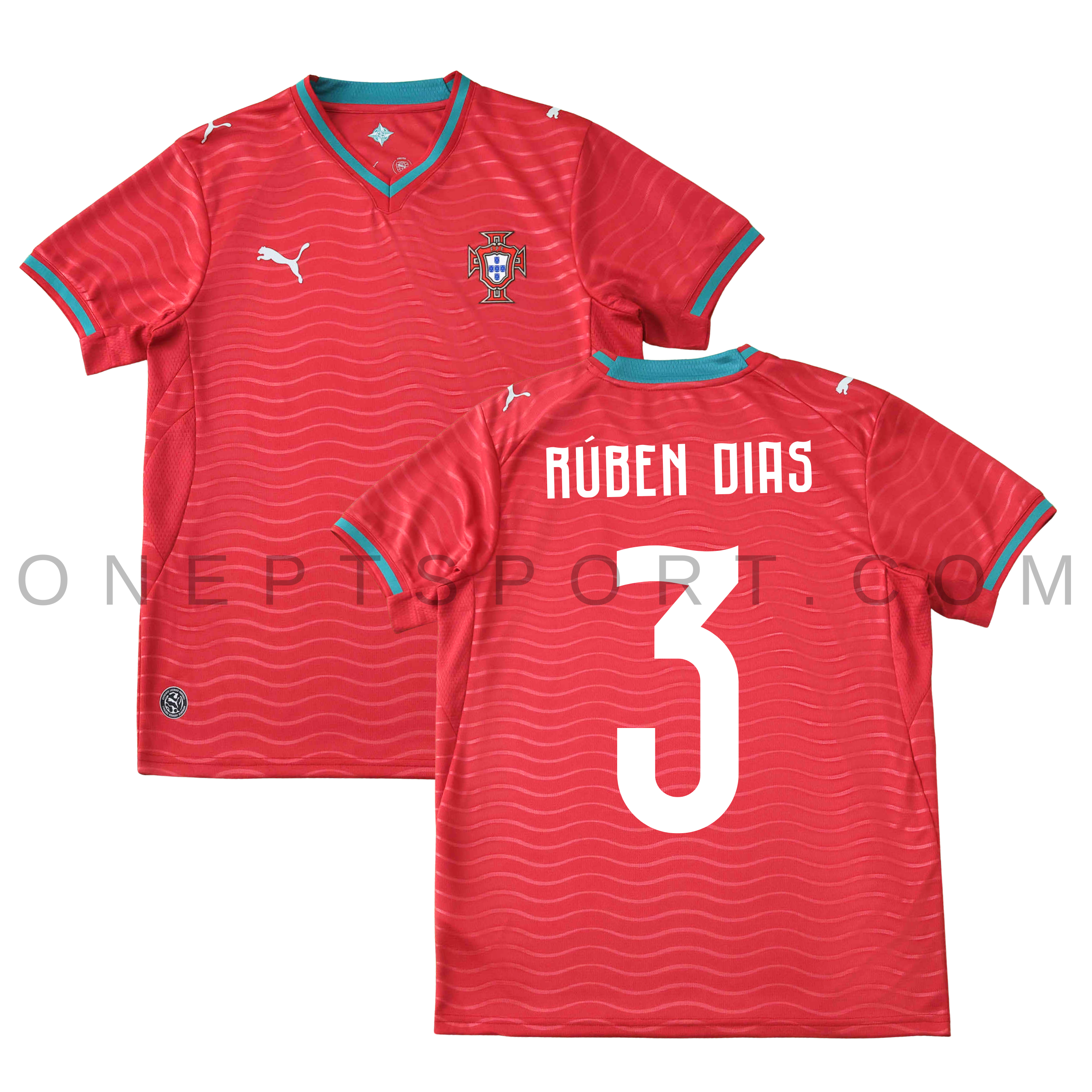 Camisola Principal Portugal Mundial 2026 - Rúben Dias 3 1