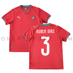 Camisola Principal Portugal Mundial 2026 - Rúben Dias 3