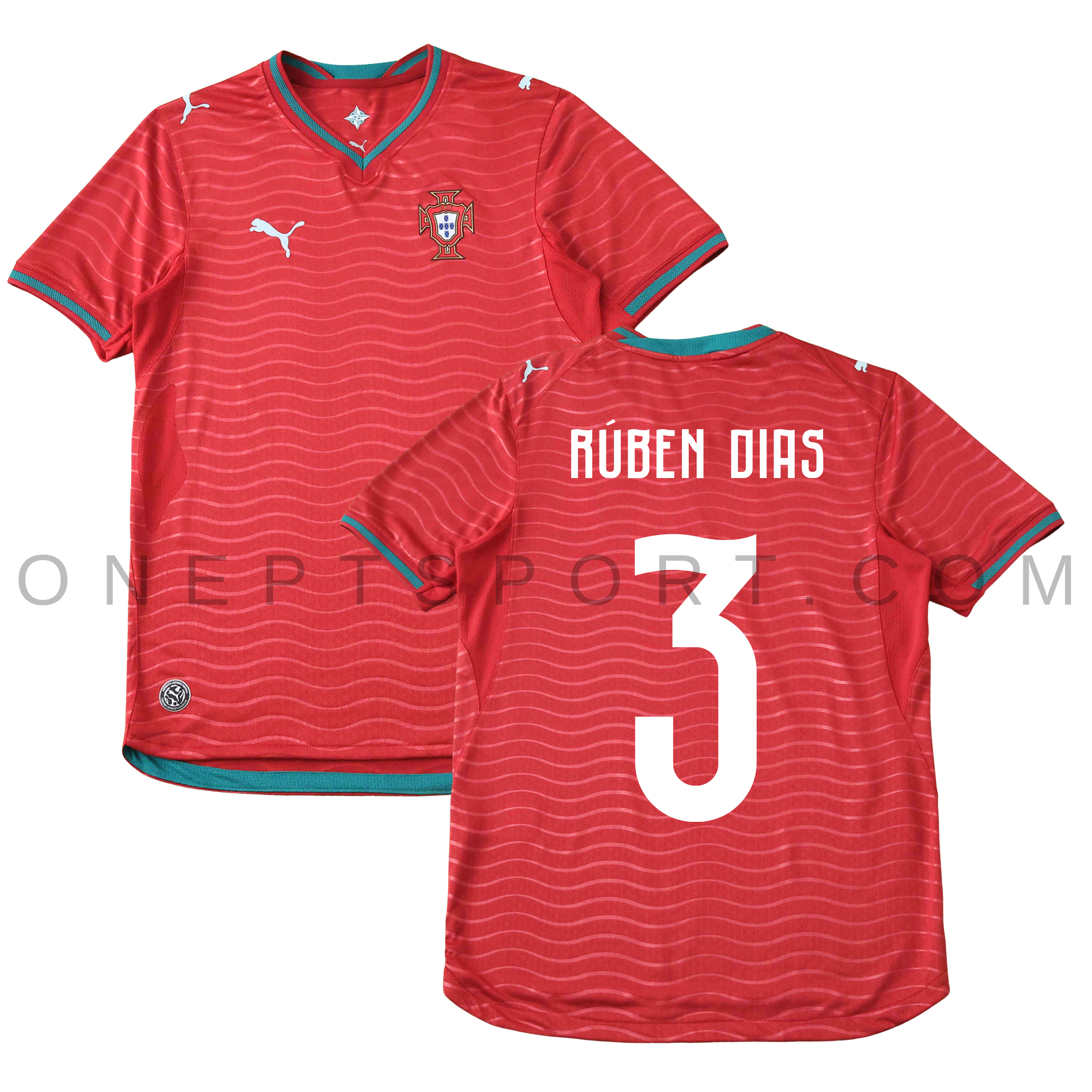Camisola Principal Portugal Mundial 2026 - Rúben Dias 3 11