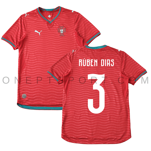 Camisola Principal Portugal Mundial 2026 - Rúben Dias 3