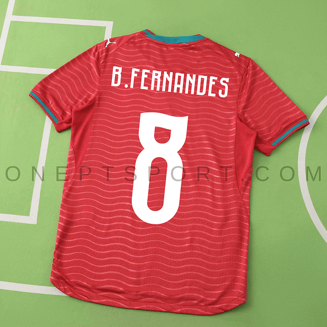 Camisola Principal Portugal Mundial 2026 - B.Fernandes 8